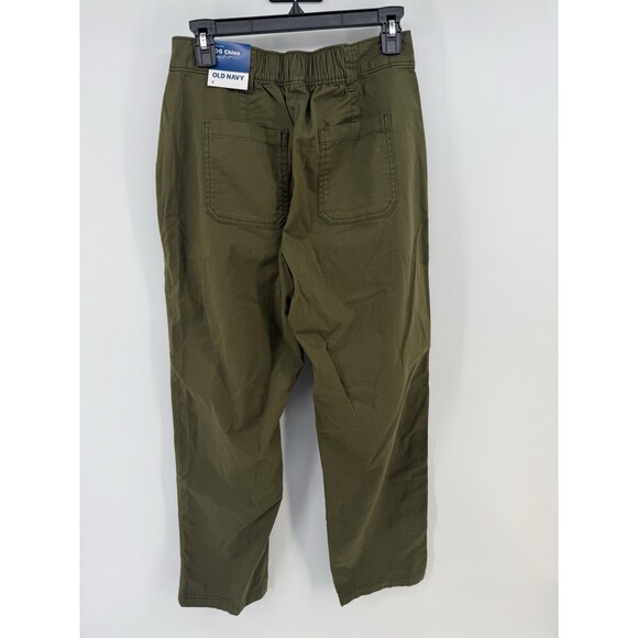 Old Navy High Rise OG Chino Womens Small Ankle Pants Green NWT - Picture 2 of 9